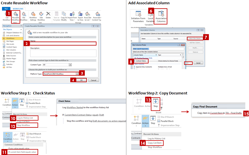 Reusable Workflow: Copy Final Documents from Draft to Final Library ...